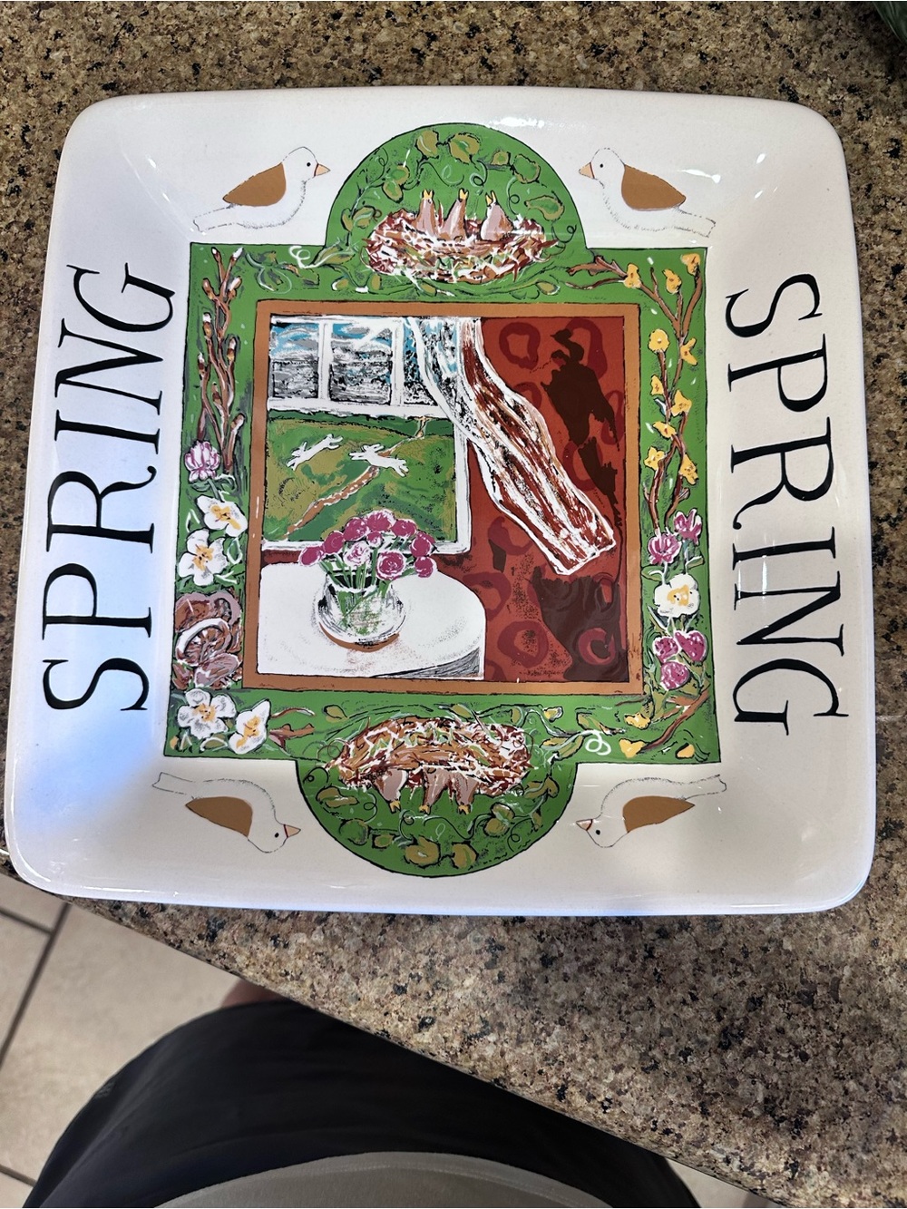 Vintage 1997 Nancy Thomas platter
